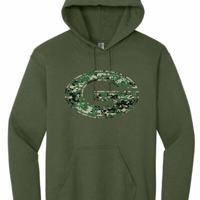 Gildan Hoodie Military Green