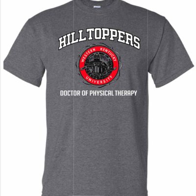 WKU PT Gildan® 8000 DryBlend® T-Shirt Dark Heather With Crest