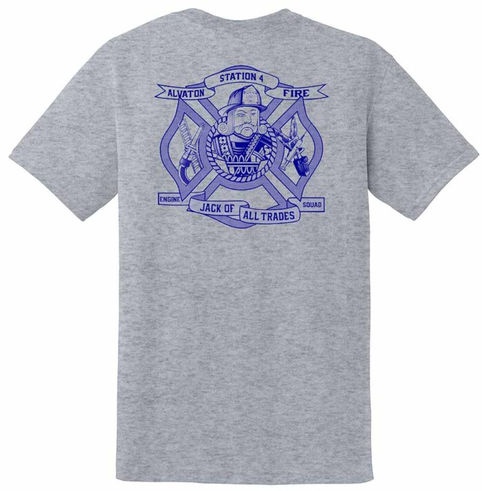 Alvaton Fire Gildan® DryBlend® T-Shirt Sport Grey - Jack of all Trades