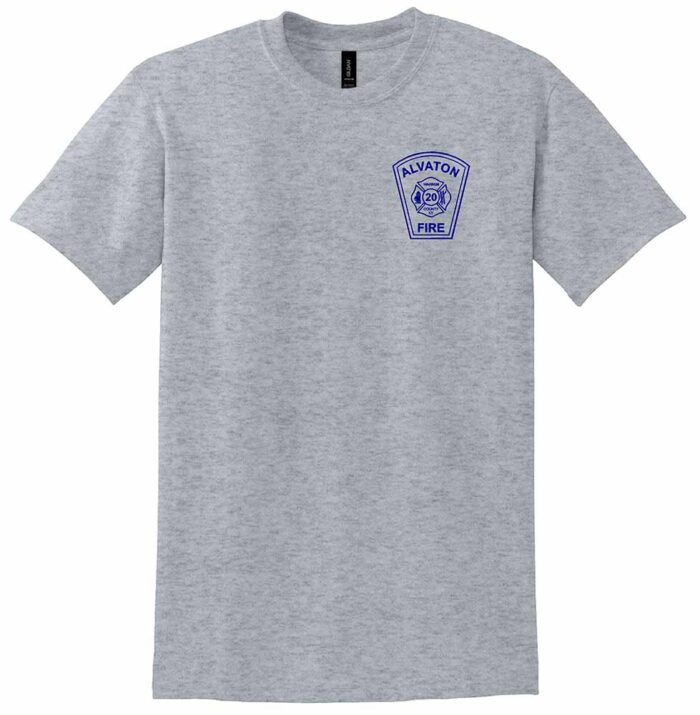 Alvaton Fire Gildan® DryBlend® T-Shirt Sport Grey - The Swamp - Image 2