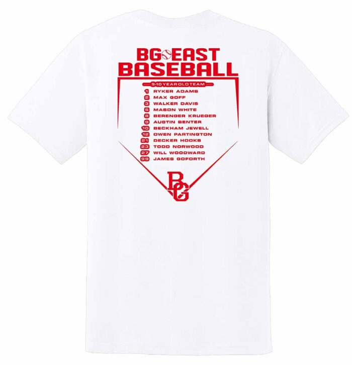 BG East District Champs 10s Gildan Short Sleeve T-Shirt White - Image 2