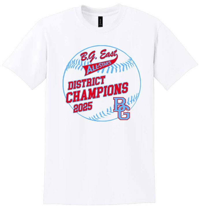 BG East District Champs 10s Gildan Short Sleeve T-Shirt White