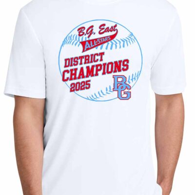 BG East District Champs 10s Sport-Tek® PosiCharge® Competitor™ Tee White
