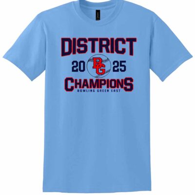 BG East District Champs 12s Gildan Short Sleeve T-Shirt Carolina Blue