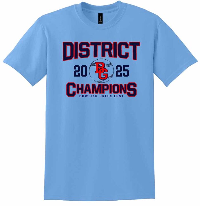 BG East District Champs 12s Gildan Short Sleeve T-Shirt Carolina Blue