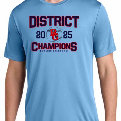 BG East District Champs 12s Sport-Tek® PosiCharge® Competitor™ Tee Carolina Blue