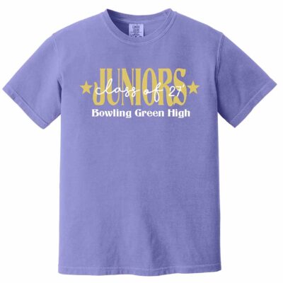 BGHS Juniors - Class of 2027 - Comfort Colors Heavyweight T-Shirt Violet