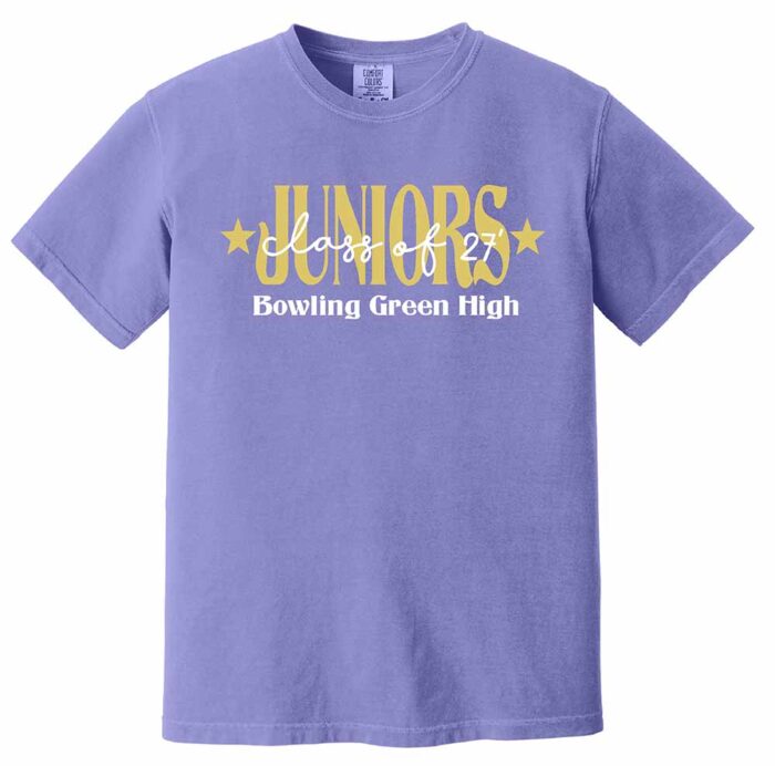 BGHS Juniors - Class of 2027 - Comfort Colors Heavyweight T-Shirt Violet
