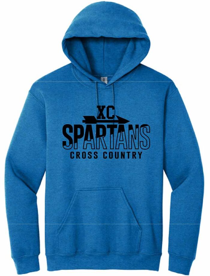 SW XC Gildan Hoodie Heather Deep Royal - 2
