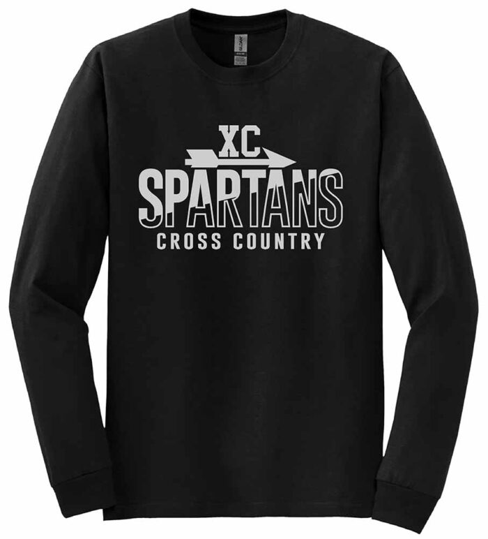 SW XC Gildan Long Sleeve T-Shirt Black - 2