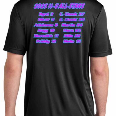 WC North 11 Year Old All Stars Sport-Tek® PosiCharge® Competitor™ Tee Black