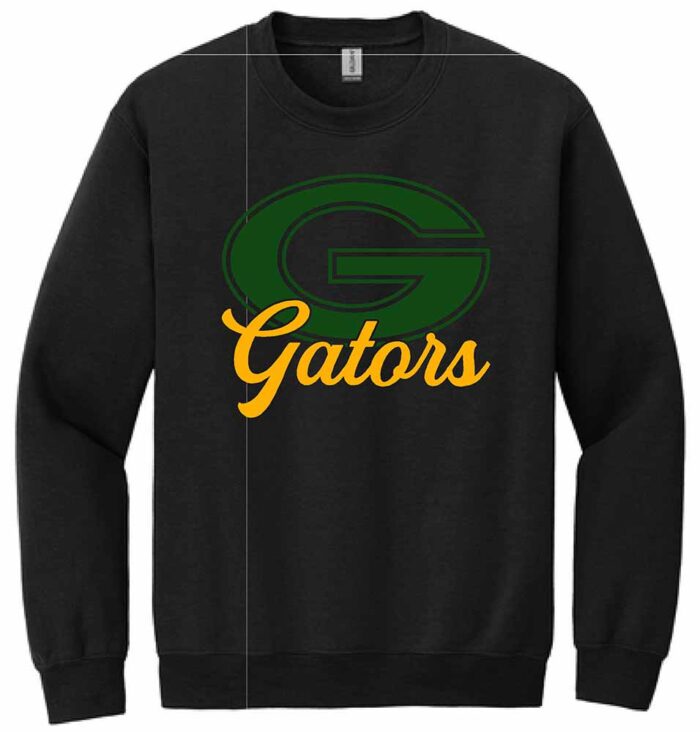 GHS Football "Big G" Gildan Heavy Blend Sweatshirt Black