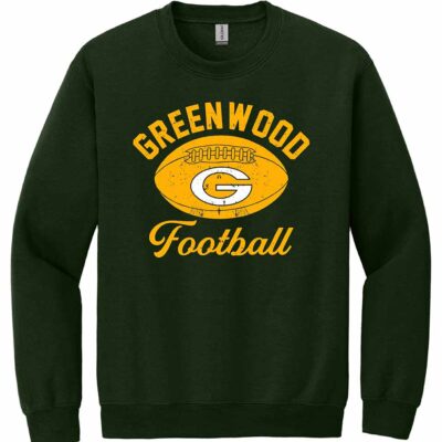 GHS Football Gildan Heavy Blend Sweatshirt Forest Green