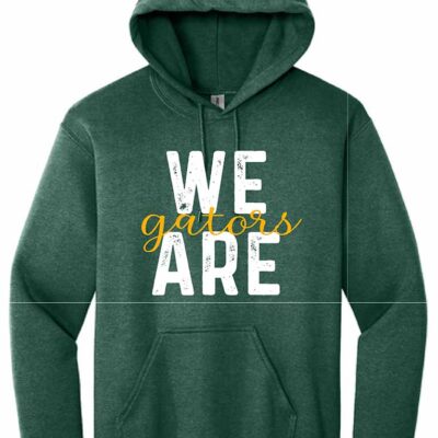 GHS Football "We Are" Gildan Hoodie Heather Dark Green