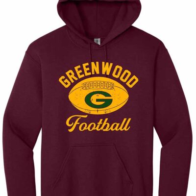 GHS Football Gildan Hoodie Maroon
