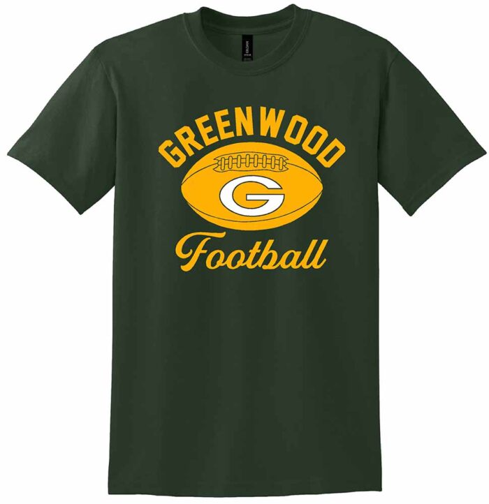 GHS Football Gildan Short Sleeve T-Shirt Forest Green