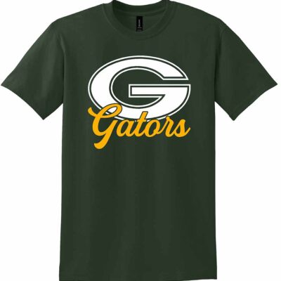 GHS Football "Big G" Gildan Short Sleeve T-Shirt Forest Green