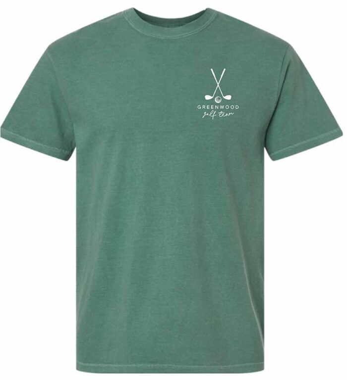 GHS Golf Comfort Colors Heavyweight T-Shirt Light Green