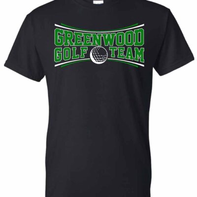 GHS Golf Short Sleeve T-Shirt Black