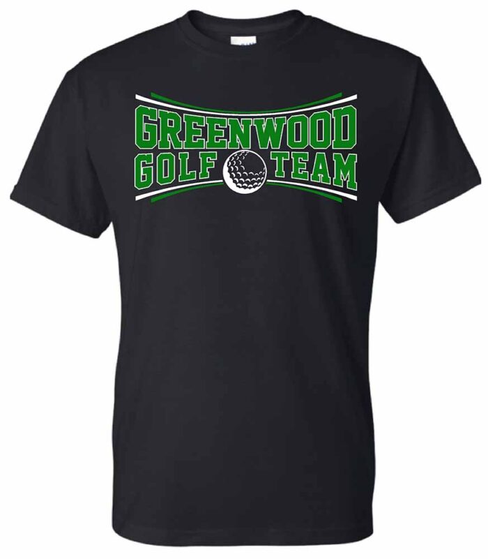 GHS Golf Short Sleeve T-Shirt Black