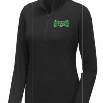GHS Golf Quarter Zip Pullover Black
