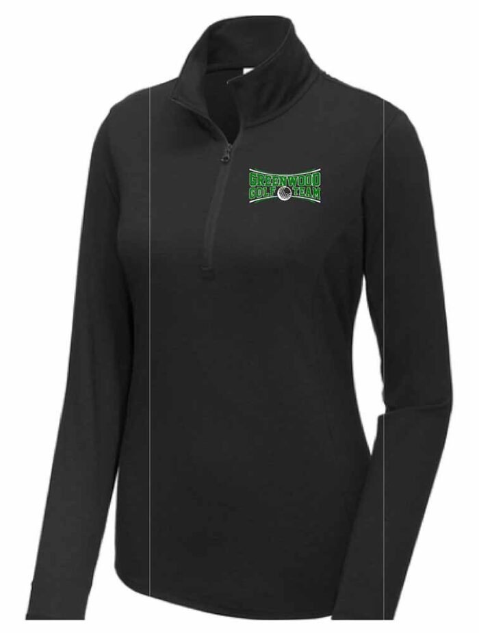 GHS Golf Quarter Zip Pullover Black