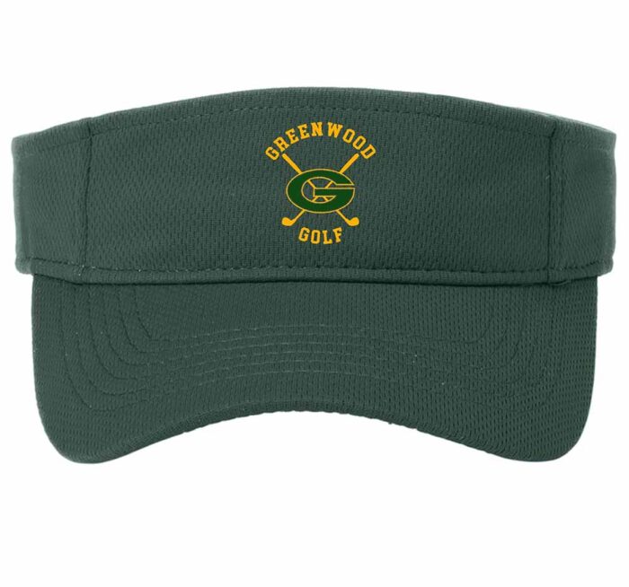 GHS Golf Sport Tek RacerMesh Visor Dark Forest Green