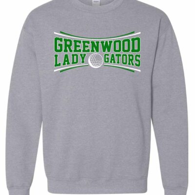 GHS Golf Lady Gators Gildan Sweatshirt Sport Grey