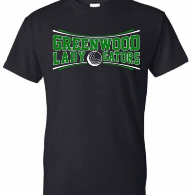 GHS Golf Lady Gators Short Sleeve T-Shirt Black