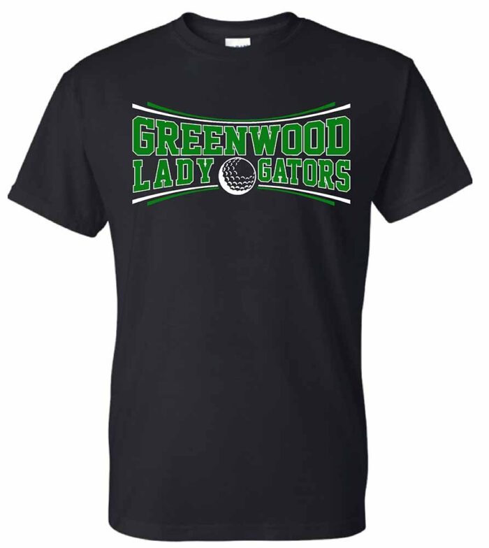 GHS Golf Lady Gators Short Sleeve T-Shirt Black