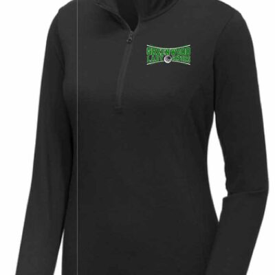 GHS Golf Lady Gators Quarter Zip Pullover Black