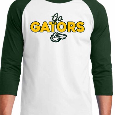 GHS Soccer Raglan T-Shirt White/Dark Green