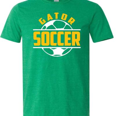 GHS Soccer Gildan Softstyle Cotton T-Shirt Heather Irish Green