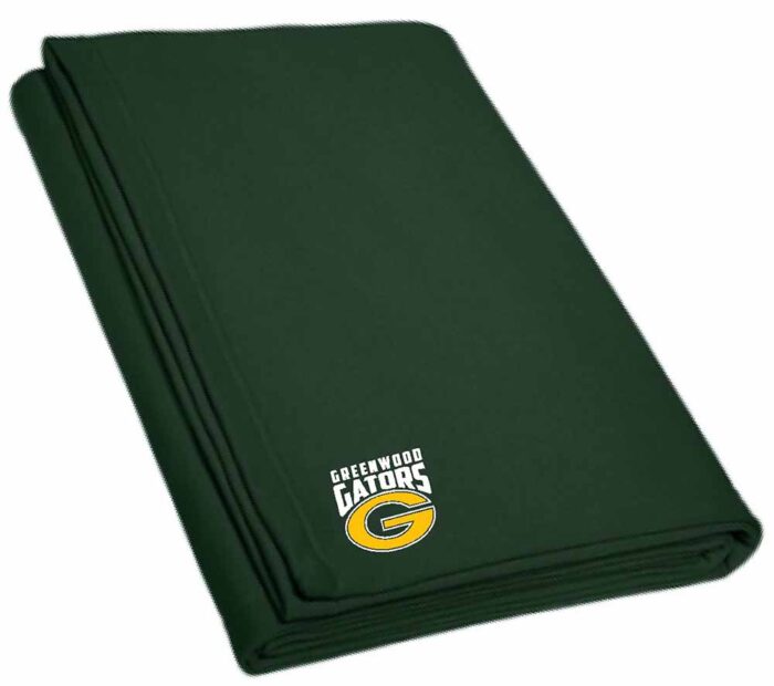 GHS Soccer Port & Company Core Fleece Sweatshirt Blanket Dark Green