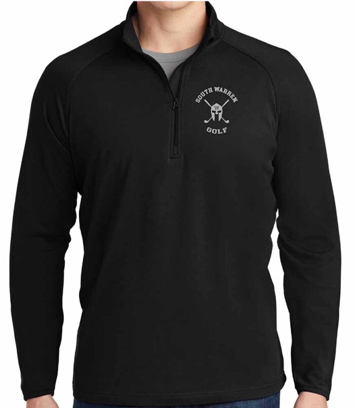 SW Golf Quarter Zip Pullover Black