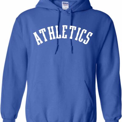 BG Athletics Gildan Hoodie Blue Letters