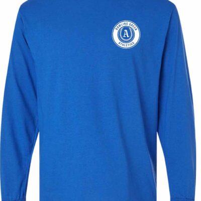 BG Athletics Sport-Tek® Long Sleeve PosiCharge® Competitor™ Tee Blue Seal