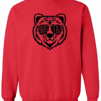 Bristow Bears Crewneck Sweatshirt Red