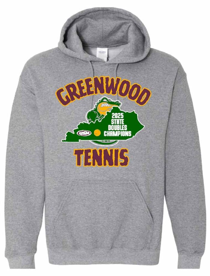 GHS Tennis Gildan Hoodie Graphite Heather