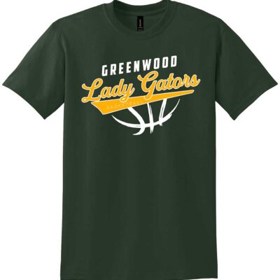 Lady Gators Gildan Short Sleeve T-Shirt Forest Green