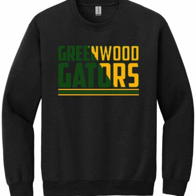 GHS Baseball Gildan Crewneck Sweatshirt Black