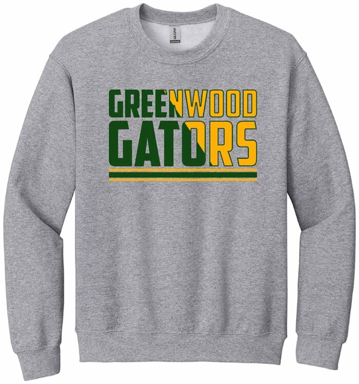 GHS Baseball Gildan Crewneck Sweatshirt Sport Grey