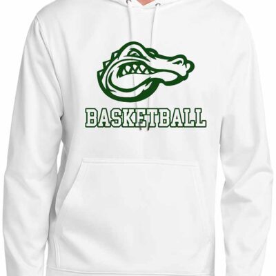GHS Basketball Sport-Tek Sport-Wick Fleece Hooded Pullover White