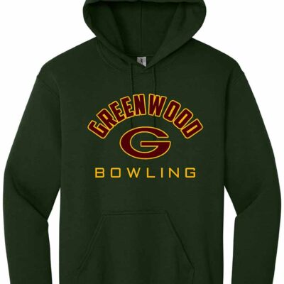 GHS Bowling Gildan Hoodie Big G Forest Green