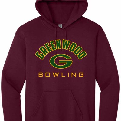 GHS Bowling Gildan Hoodie Big G Maroon