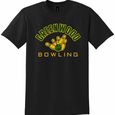 GHS Bowling Gildan DryBlend Short Sleeve T-Shirt Bowling Pins Black