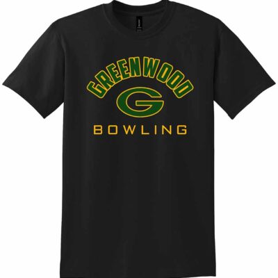 GHS Bowling Gildan DryBlend Short Sleeve T-Shirt Big G Black