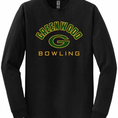 GHS Bowling Gildan Long Sleeve T-Shirt Big G Black