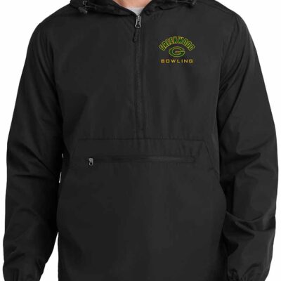 GHS Bowling Sport-Tek® Packable Anorak Black