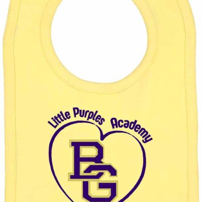 IBP Rabbit Skins Infant Premium Jersey Bib Heart Butter